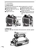 Предварительный просмотр 10 страницы Icom IC-F61M Instruction Manual