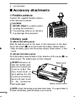 Предварительный просмотр 6 страницы Icom IC-F61V Instruction Manual