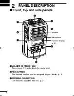 Preview for 8 page of Icom IC-F61V Instruction Manual