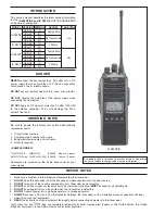 Предварительный просмотр 2 страницы Icom IC-F80DS Service Manual