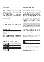 Preview for 2 page of Icom IC-F8101 Instruction Manual