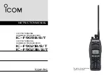 Icom IC-F9011B Instruction Manual предпросмотр