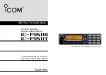 Preview for 1 page of Icom IC-F9511 Instruction Manual