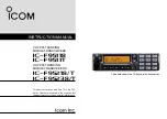 Icom IC-F9511S Instruction Manual preview