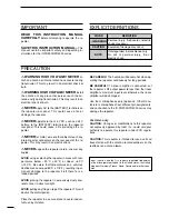 Предварительный просмотр 2 страницы Icom IC-FR3000 Series Instruction Manual