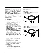 Preview for 4 page of Icom IC-FR3000 Series Instruction Manual