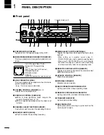 Предварительный просмотр 6 страницы Icom IC-FR3000 Series Instruction Manual