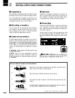 Предварительный просмотр 10 страницы Icom IC-FR3000 Series Instruction Manual