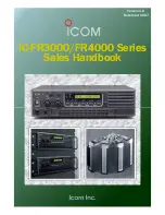 Preview for 1 page of Icom IC-FR3000 Series Sales Handbook