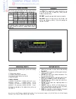 Предварительный просмотр 2 страницы Icom IC-FR4000 Series Service Manual