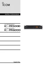 Icom iC-FR5000 Insrtuction Manual preview