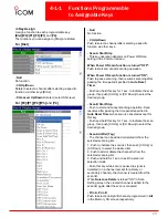 Preview for 20 page of Icom IC-FR5100 Series Handbook