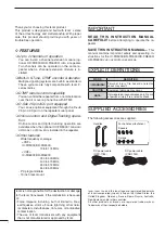 Preview for 2 page of Icom IC-FR5300 Instruction Manual