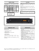 Preview for 2 page of Icom IC-FR6100 Service Manual