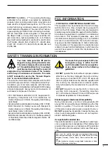 Preview for 3 page of Icom IC-FR9020 Instruction Manual