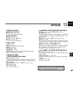 Предварительный просмотр 31 страницы Icom IC-GM1600 Instruction Manual