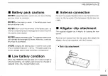 Preview for 5 page of Icom IC-H11 Instruction Manual