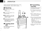 Preview for 6 page of Icom IC-H11 Instruction Manual