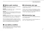 Preview for 5 page of Icom IC-H19S1 Instruction Manual