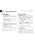 Предварительный просмотр 10 страницы Icom IC-H21T Instruction Manual