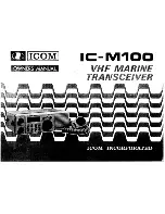 Preview for 1 page of Icom IC-M100 Owner'S Manual