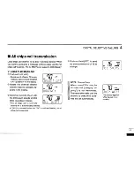 Предварительный просмотр 19 страницы Icom IC-M127EURO Instruction Manual