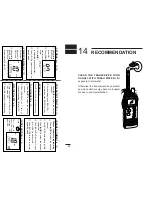 Предварительный просмотр 30 страницы Icom IC-M1V Instruction Manual