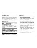 Предварительный просмотр 3 страницы Icom IC-M21 Instruction Manual