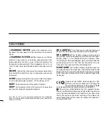 Preview for 4 page of Icom IC-M21 Instruction Manual