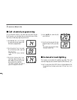 Предварительный просмотр 14 страницы Icom IC-M21 Instruction Manual