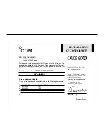 Предварительный просмотр 31 страницы Icom IC-M21 Instruction Manual