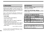 Preview for 2 page of Icom IC-M323 Instruction Manual