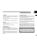 Предварительный просмотр 7 страницы Icom IC-M34 Instruction Manual