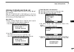 Предварительный просмотр 63 страницы Icom IC-M423 Instruction Manual