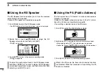 Предварительный просмотр 82 страницы Icom IC-M423 Instruction Manual