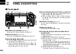 Preview for 12 page of Icom ic-m423g Instruction Manual