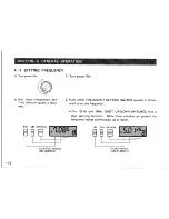 Preview for 16 page of Icom IC-M4A Instruction Manual