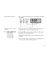 Предварительный просмотр 21 страницы Icom IC-M4A Instruction Manual