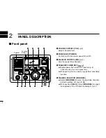 Предварительный просмотр 8 страницы Icom IC-M502A Instruction Manual