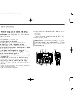 Предварительный просмотр 12 страницы Icom IC-M503 Insrtuction Manual