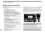 Preview for 14 page of Icom IC-M504A Instruction Manual