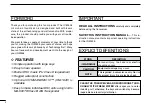 Preview for 2 page of Icom IC-M505 Instruction Manual