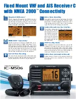 Preview for 2 page of Icom IC-M506 Specifications