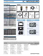 Preview for 4 page of Icom IC-M506EURO Specifications