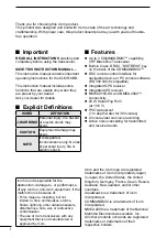 Preview for 2 page of Icom IC-M510BB Instruction Manual