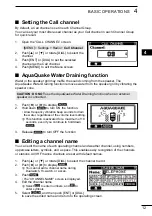 Предварительный просмотр 25 страницы Icom IC-M510BB Instruction Manual