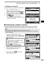 Предварительный просмотр 31 страницы Icom IC-M510BB Instruction Manual