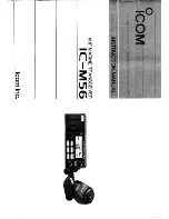 Icom IC-M56 Instruction Manual предпросмотр