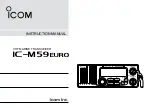 Предварительный просмотр 1 страницы Icom IC-M59euro Instruction Manual