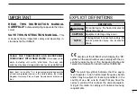 Preview for 3 page of Icom IC-M601 Instruction Manual
